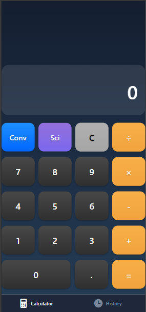 Screenshot of AI-Enhanced Calculator
